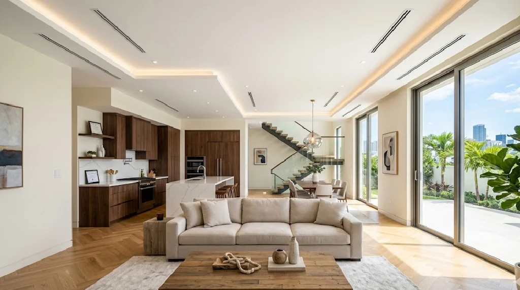 Newly completed luxury home